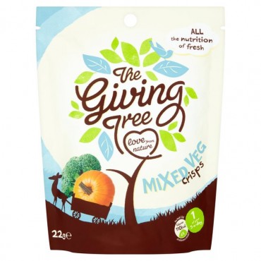 The Giving Tree Mixed Vegetable Crisp 22g